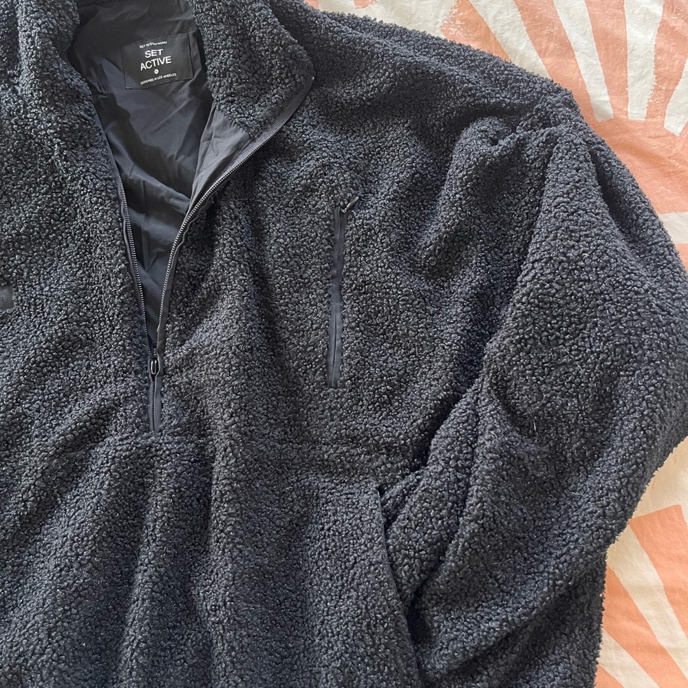 Set Active Quarter Zip Fleece Pullover - image 5